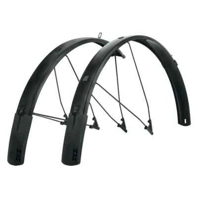 Sks - Bike Mudguard Set, Bluemels Style B65 Matte Black, 27.5/29/700x1.75-2.25 - Image 1 of 4