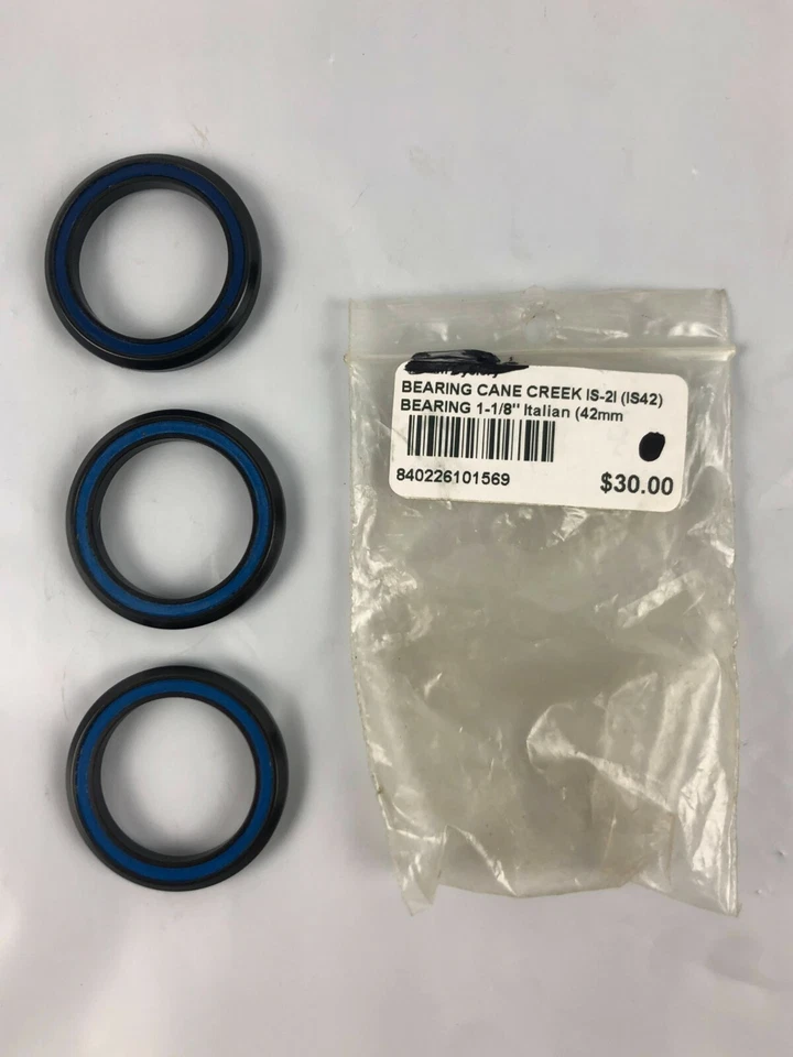 3 rodamientos italianos Cane Creek serie 40 42 mm IS-21 1-1/8" Foto 1 de 1