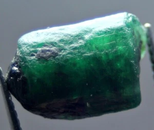 Natural Deep Green Emerald Translucent Terminated Crystal 6.50 CT Zambia - Picture 1 of 10
