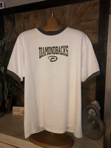 Camiseta grande Arizona Diamondbacks para hombre camiseta de yunque blanca vintage - Imagen 1 de 11