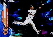 2020 Topps Chrome Sapphire Edition Jaylin Davis #259 Rookie Card SF Giants