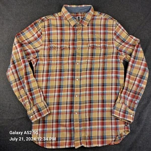 Howe Long Sleeve Flannel Button Up Size XL - Picture 1 of 9