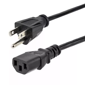 Computer Electronics 6 foot AC Power Cord Male by Female New in Package - Picture 1 of 2