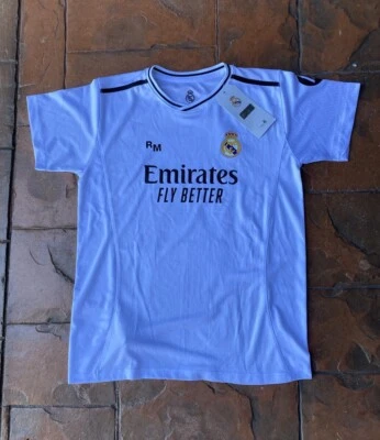 NWT Real Madrid 2024-2025 Home Kit Jersey Size 14 Whiten - Image 1 of 4