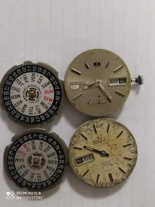 LOT SEIKO 6119 IN COMPLETE MOVEMENTS Automatic USED for part only - Picture 1 of 6