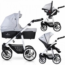 white venicci pram