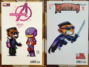 2 Stück Blade Skottie Young: Midnight Sons #2 & AVENGERS: TWILIGHT #1 (2024) NM - Bild 1 von 5