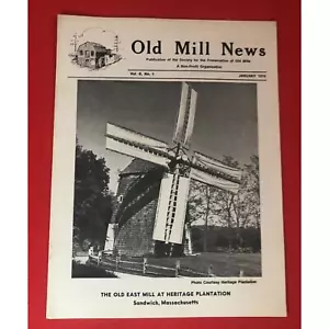 Vintage 1974 Old Mill News Sandwich Massachusetts History Preservation Magazine - Picture 1 of 9