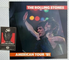 1981 Rolling Stones American Tour Program plus concert giveaway