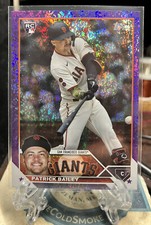 Patrick Bailey 2023 Topps Update Purple Foilboard 431/799 Rookie Card RC #US8