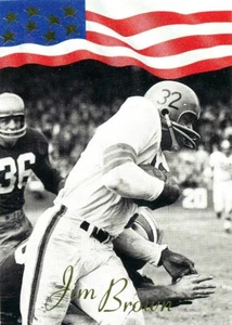 ALL-WORLD GREATS Jim Brown INSERT BROWNS Syracuse HOF - Picture 1 of 1