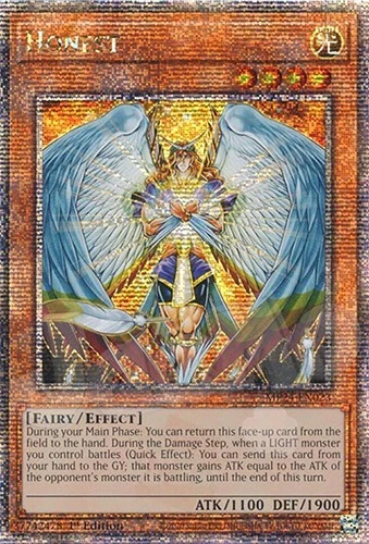 Yugioh - Honesto - 1ª Edición QCR Cuarto de Siglo Casi Nuevo - Tarjeta Holográfica Gratis Foto 1 de 1
