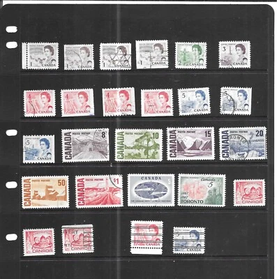 CANADA 1967. SELECTION OF 24. VERY FINE USED. AS PER SCAN. - Image 1 of 3