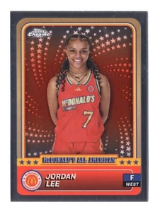 Jordan Lee 2024 Topps Chrome McDonalds All American Basketball #68 - Bild 1 von 2