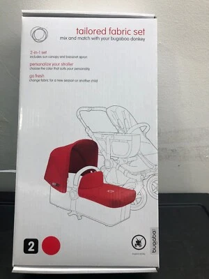 Bugaboo Donkey Tailored Fabric Set  - Red - Image 1 of 4