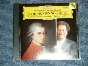 MOZART JAMES LEVINE Japan 1987 F35G 30135 CD SYMPHONY No.28 No.33 WIENER Phil - Picture 1 of 4