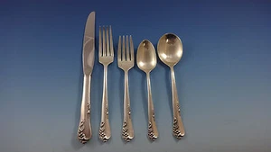 Engagement by Oneida Sterling Silver Flatware Set Service 64 Pieces - Picture 1 of 8