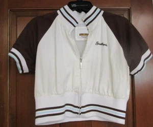 SouthPole Women's 90s VTG Crop Zip-Up Short Sleeve Jacket Size XL - Picture 1 of 4