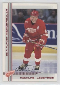 2000-01 ITG Be A Player Memorabilia Ruby /200 Nicklas Lidstrom #217 HOF