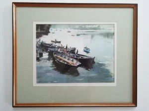 BRIAN CHRISTY LANCASTER 1931-2005 - ACQUERELLO PREPARAZIONE CORSE IN MARE 2001 - Foto 1 di 12