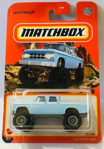 DODGE D200 del 1968 Pick Up Matchbox Modellino Car Auto New in Box Come da Foto - Foto 1 di 6