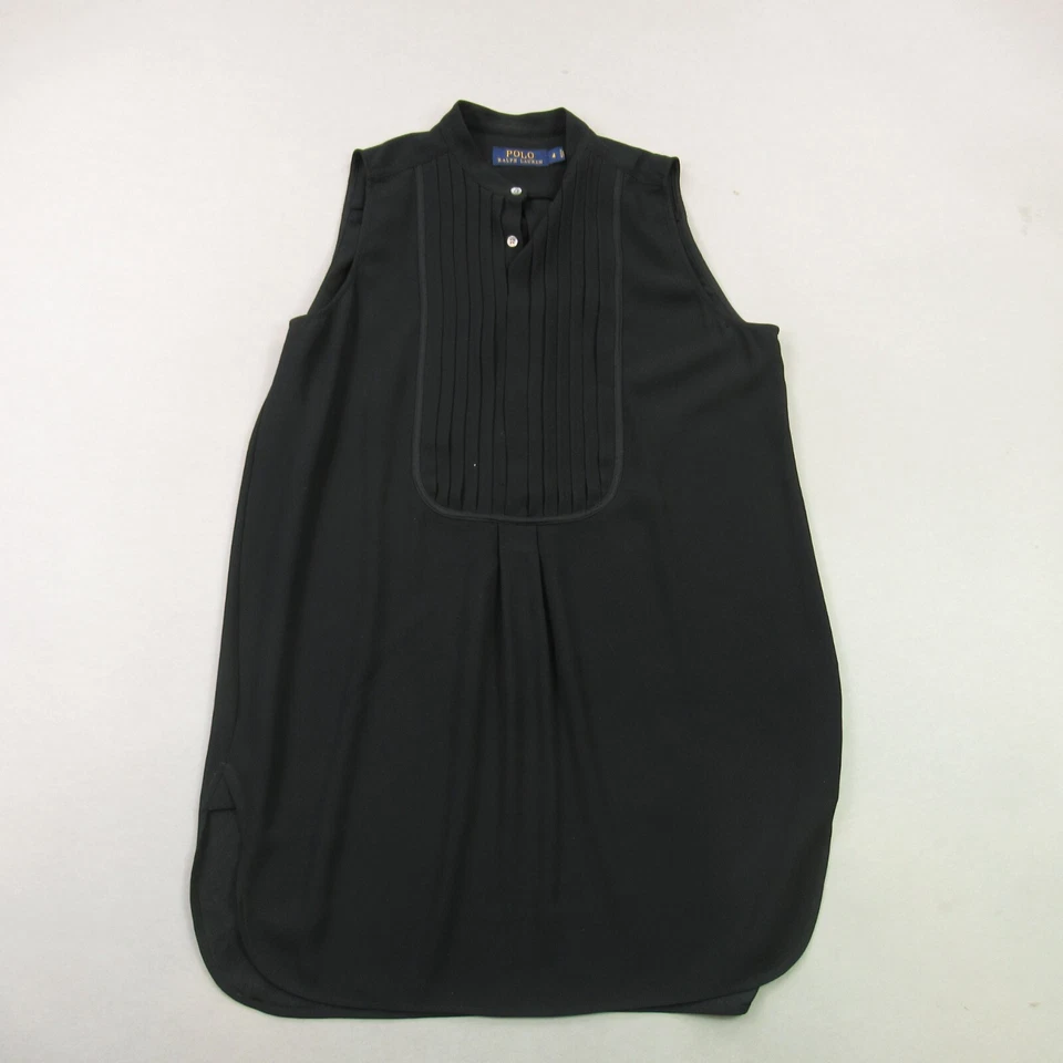 Camisa Pullover Ralph Lauren Para Mujer 4 V Cuello Botón Manga Larga Foto 1 de 4