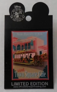 Disney Pin DLR Annual Passholder Dining Series Town Square Cafe Pin LE - Picture 1 of 3