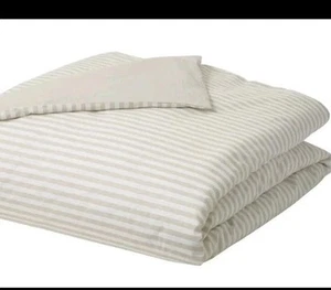 💜POP TAKU Polycotton QUEEN Quilt Cover in Linen by SHERIDAN RRP $140💜 - Picture 1 of 4
