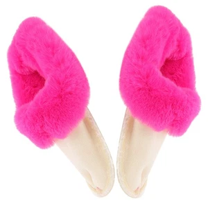  Winter Shoe Insert Clog Liners Furry Clogs Hole Shoes Replacement - Picture 1 of 19