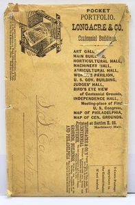1876 Filadelfia Centenario Esposizione Trade Cards (10) Copertina Longacre & Co. - Foto 1 di 12