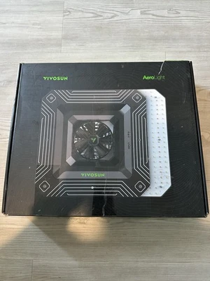 VIVOSUN AeroLight A100SE 100W LED Grow Light w/ Circulation Fan NIB - Image 1 of 4