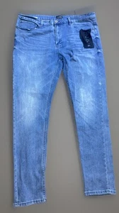 ANOM ANMSK001 Slim Blue Jeans Men's 42x30 - Picture 1 of 20