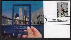 2002 HEROES OF 2001 (Scott B2) - Unknown-Maker FDC TD667 - Picture 1 of 1