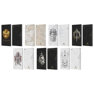 FUNDA LIBRO OFICIAL OUTLANDER SELLOS E ICONOS CUERO PARA AMAZON FIRE Foto 1 de 4