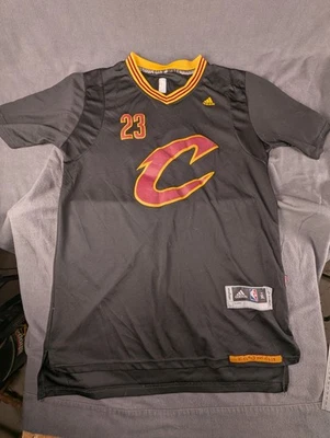 Lebron James Cleveland Cavaliers 2016 NBA Finals Black Jersey XL - Image 1 of 4