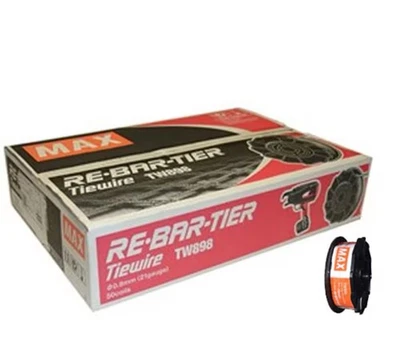 TW898 Max Rebar Tie Wire 50 Roll RB217, RB218, RB397, RB398, RB517, RB518 CASE