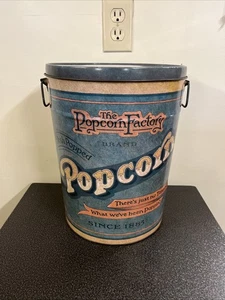 The Popcorn Factory Vintage Popcorn Tin 1984 designed by Rodger Johnson - Picture 1 of 19