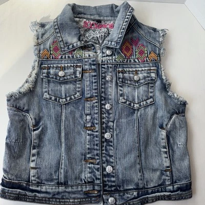 Rock & Roll women’s denim sleeveless vest  size M - Image 1 of 4