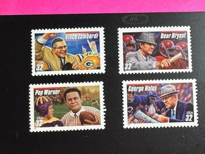 US Briefmarken Scott #3147-3150 postfrisch 1997 Football Coaches 4 Briefmarken - Bild 1 von 1