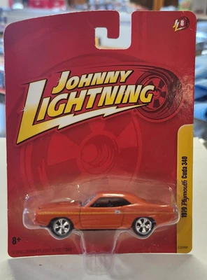 Johnny Lightning R8 1970 Plymouth Cuda 340 en naranja Foto 1 de 4