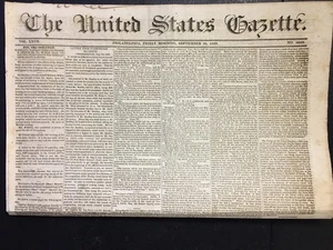 Anti-Tabak Smoking Society NJ 1829 Schauspieler Edwin Forrest als Hamlet Philadelphia - Bild 1 von 13