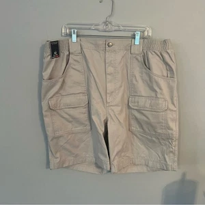 Neu mit Etikett Roundtree & Yorke khaki Cargoshorts für Herren Größe 42 Tall Man NEU klassische Passform - Bild 1 von 6