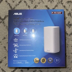 ASUS ZenWiFi BD5 BE5000 Dual Band WiFi 7 Outdoor Router 1 Pack - Picture 1 of 3