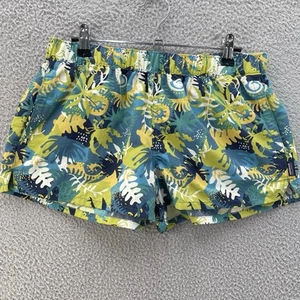 Patagonia Baggies Shorts Women Medium Wild Waratah Tasmanian Teal 2" Style 57043 - Picture 1 of 14