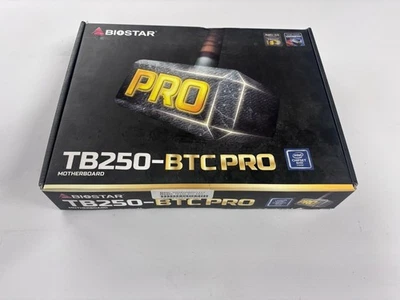 New, Never Used BIOSTAR TB250-BTC Pro Motherboard - Image 1 of 4