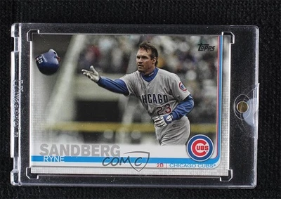 Topps Legend Variation Vault 2019 espalda en blanco 1/1 SP Ryne Sandberg #525 patio Foto 1 de 2