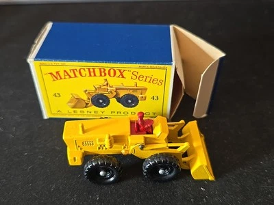 MATCHBOX LESNEY #43 Aveling Barford Tractor W 1st Issue "New Model" Real BOX '60 - Image 1 of 4