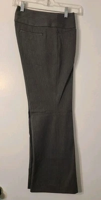 NUEVO CON ETIQUETAS Express Editor Gris Cintura Ancha Acampanado Pantalones de Vestido Talla 6S  Foto 1 de 4