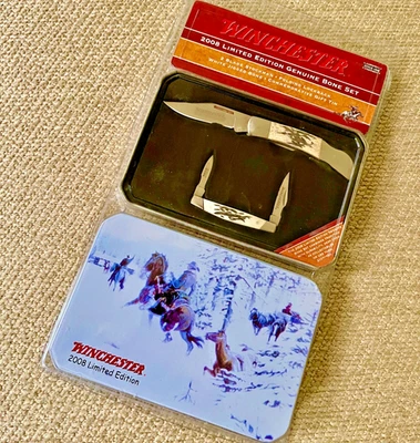 TOTALMENTE NUEVO -- WINCHESTER 2008 Edición Limitada -- LOCKBACK y STOCKMAN en LATA Foto 1 de 4