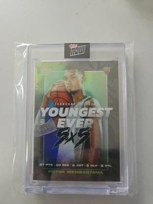 2024 Topps Now Insert #VW-2 Victor Wembanyama - Image 1 of 2